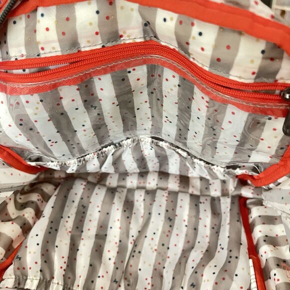 LUG $99 Ranger Quilted Embroidered Red Floral Crossbody Bag Purse READ! - Picture 13 of 16